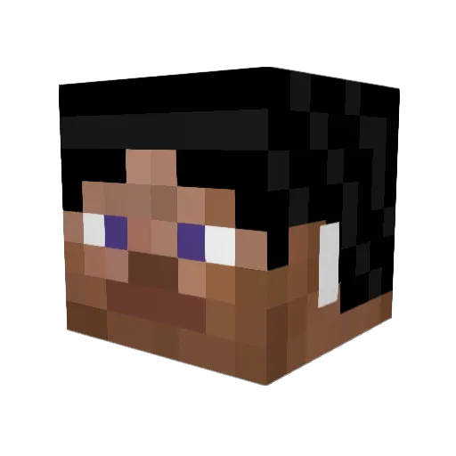 cage_lime_679 Minecraft avatar head, 3D render
