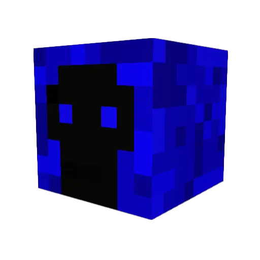 cahard Minecraft avatar head, 3D render