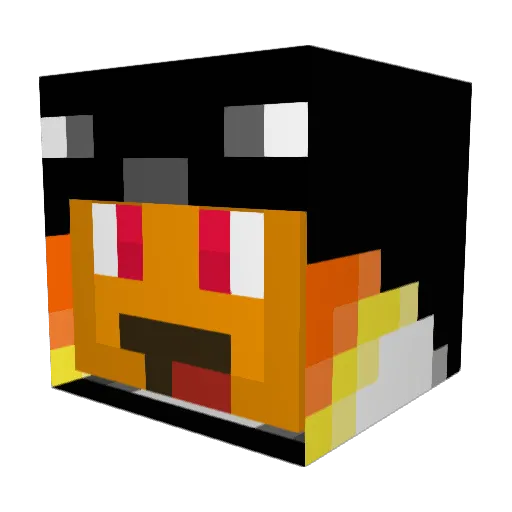 caiebb Minecraft avatar head, 3D render