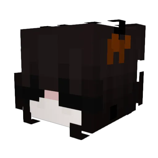 caikiro Minecraft avatar head, 3D render
