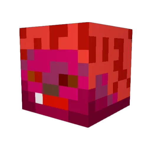 caillouxdu50 Minecraft avatar head, 3D render