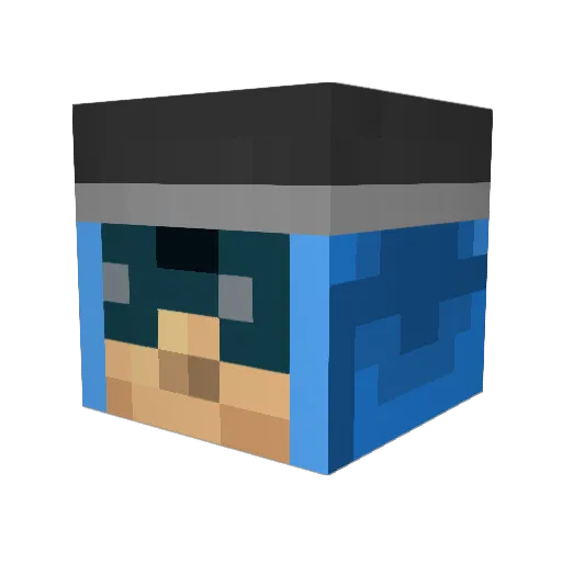 cain2014 Minecraft avatar head, 3D render