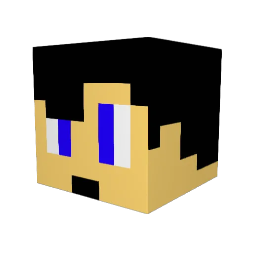 cain235 Minecraft avatar head, 3D render
