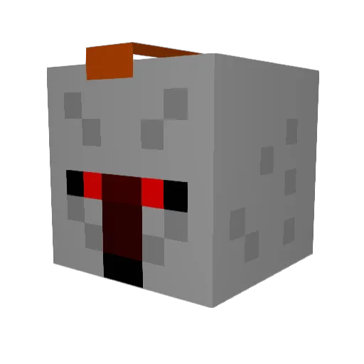 caioazevedo Minecraft avatar head, 3D render