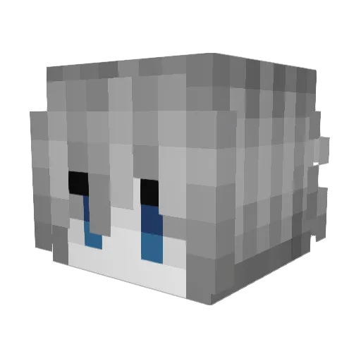 caiozer4 Minecraft avatar head, 3D render