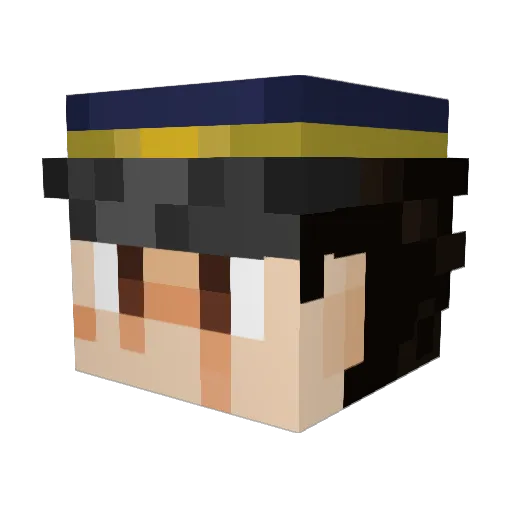 cairnival Minecraft avatar head, 3D render