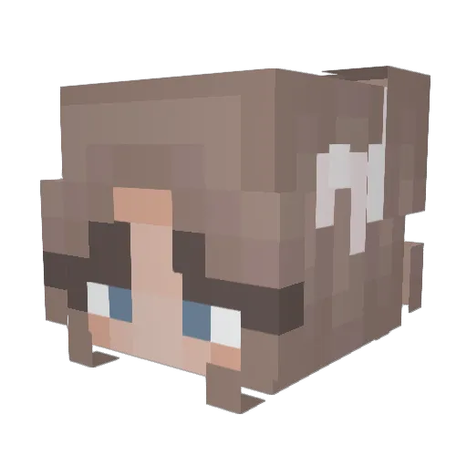 cairrae Minecraft avatar head, 3D render