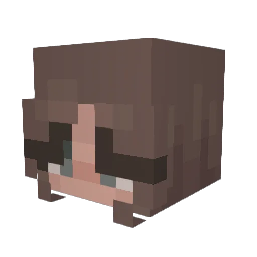cait_fx Minecraft avatar head, 3D render