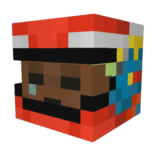 caitlinelephant Minecraft avatar head, 3D render