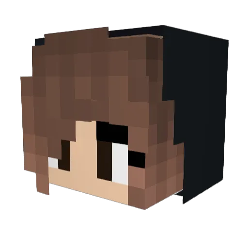 caitlynsmart Minecraft avatar head, 3D render