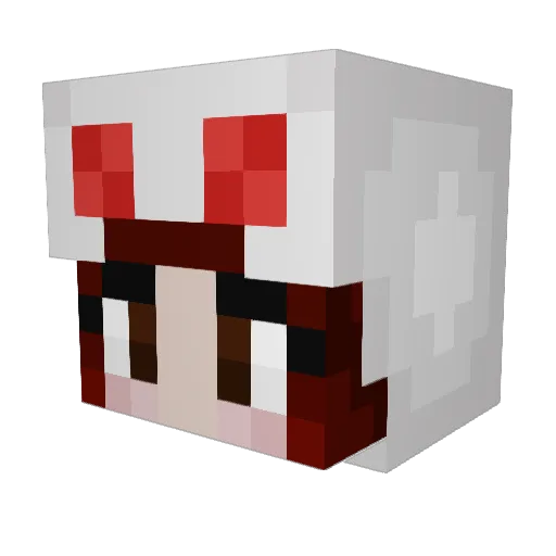 caitvi69 Minecraft avatar head, 3D render