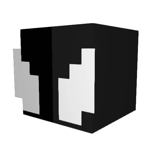 caiusishot Minecraft avatar head, 3D render