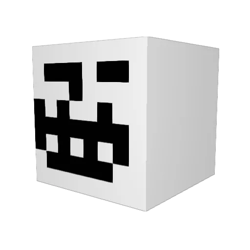 caixukun11 Minecraft avatar head, 3D render