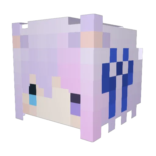 cakbbit Minecraft avatar head, 3D render