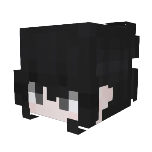 cake006 Minecraft avatar head, 3D render