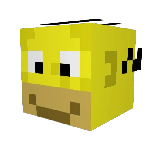cake_CZ_zero Minecraft avatar head, 3D render