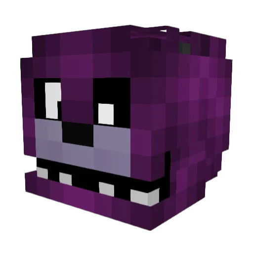 cakeatingbeast Minecraft avatar head, 3D render