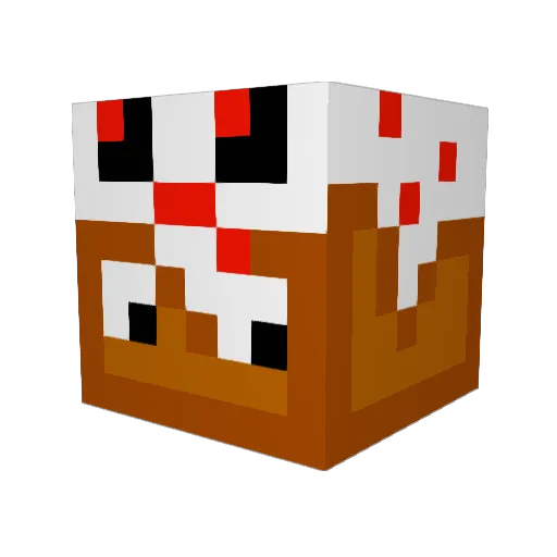 cakeinlondo Minecraft avatar head, 3D render