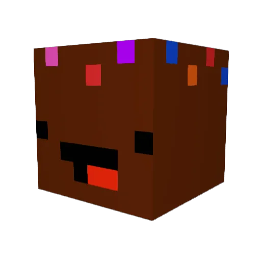 cakemaster135 Minecraft avatar head, 3D render
