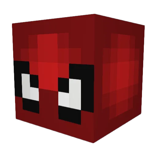caktuskan Minecraft avatar head, 3D render