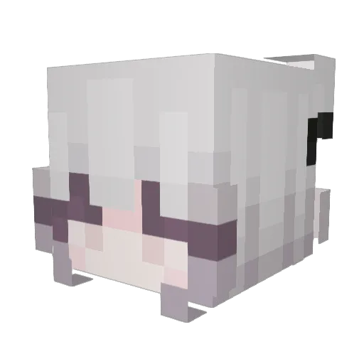 cal0370 Minecraft avatar head, 3D render