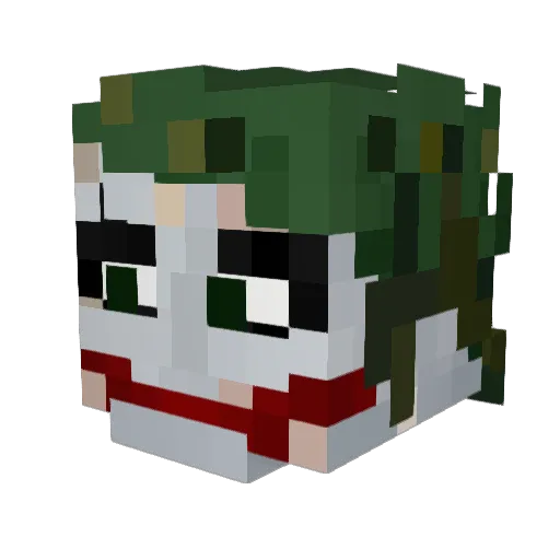 calabrez027 Minecraft avatar head, 3D render