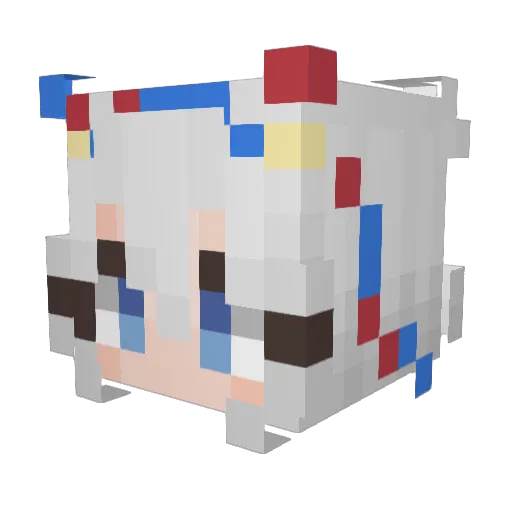 calamardo2303 Minecraft avatar head, 3D render