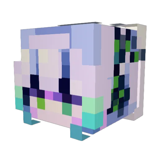 calandagan Minecraft avatar head, 3D render