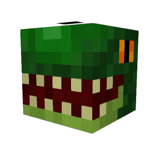 calanguinho_ Minecraft avatar head, 3D render