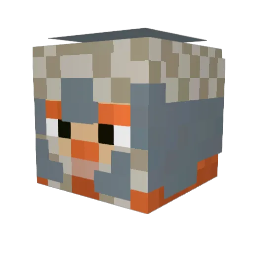 calby123 Minecraft avatar head, 3D render