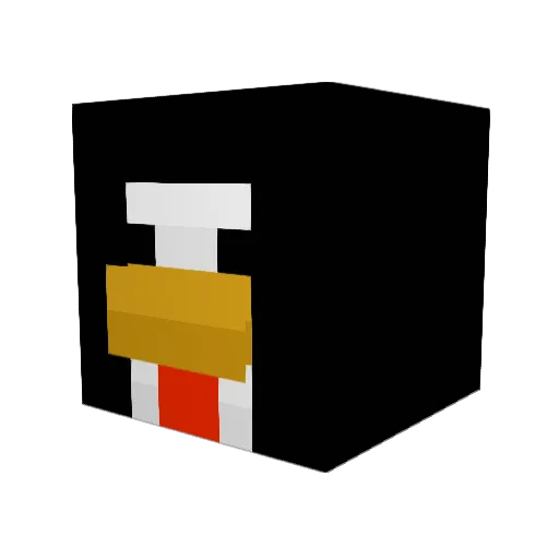 calcordia Minecraft avatar head, 3D render