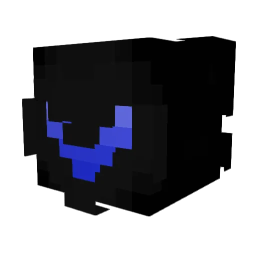 caldravin Minecraft avatar head, 3D render