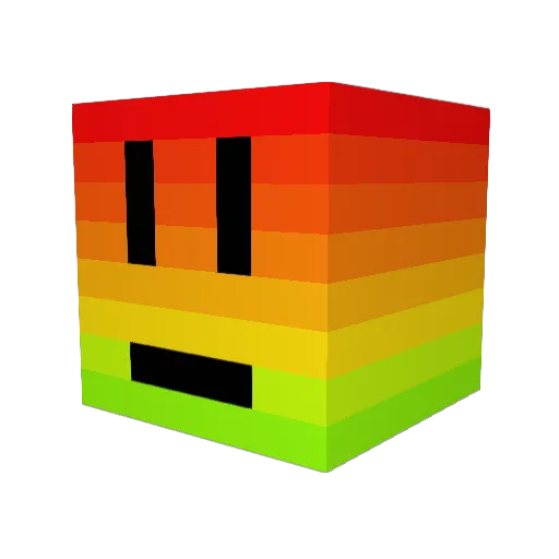 caldybear Minecraft avatar head, 3D render