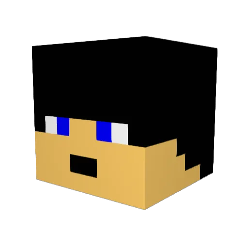 cale1630 Minecraft avatar head, 3D render