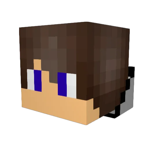 caleb12301 Minecraft avatar head, 3D render