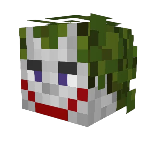 caleb_h01 Minecraft avatar head, 3D render