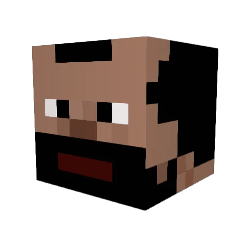 calebe_sh Minecraft avatar head, 3D render
