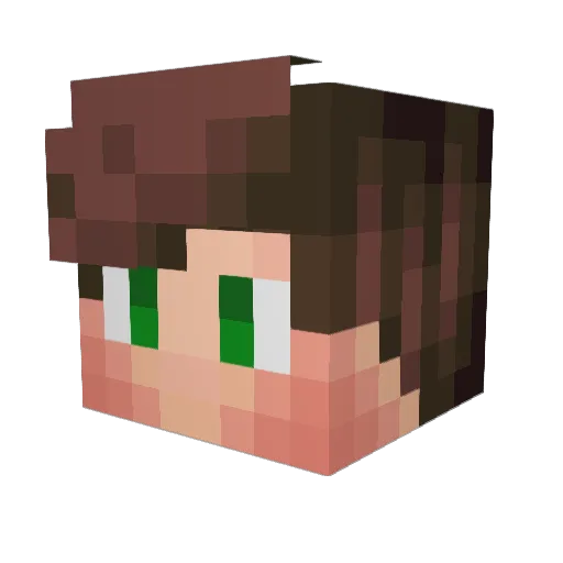 calebiscool419 Minecraft avatar head, 3D render