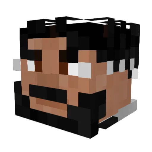 calebjoshua01 Minecraft avatar head, 3D render