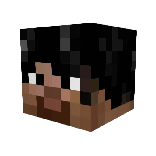 calebmanders Minecraft avatar head, 3D render