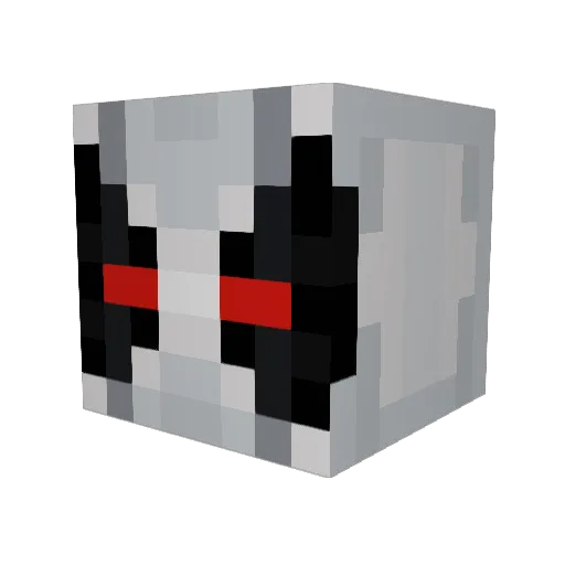 calebq2 Minecraft avatar head, 3D render