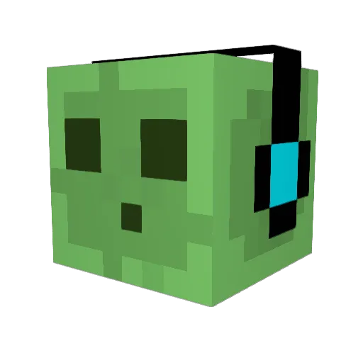 calebsoul Minecraft avatar head, 3D render