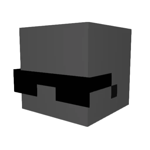calep0129 Minecraft avatar head, 3D render