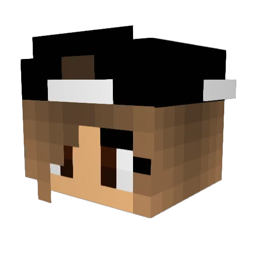 calers123 Minecraft avatar head, 3D render