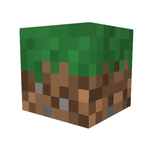 calibunso Minecraft avatar head, 3D render