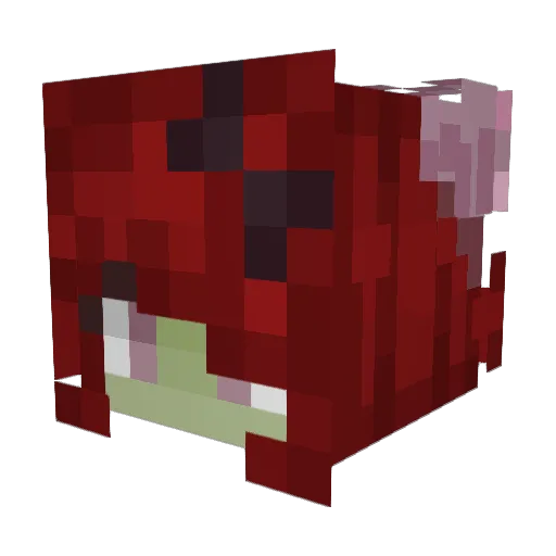 calicraft22 Minecraft avatar head, 3D render