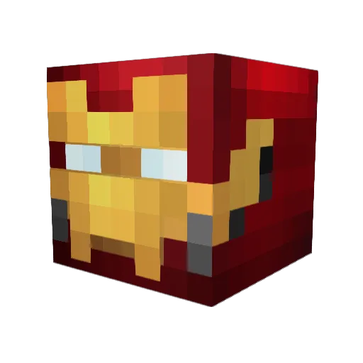 calinli Minecraft avatar head, 3D render