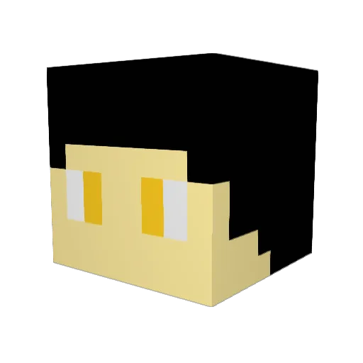 calion103 Minecraft avatar head, 3D render