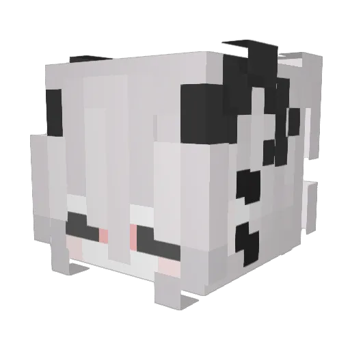 calishu Minecraft avatar head, 3D render
