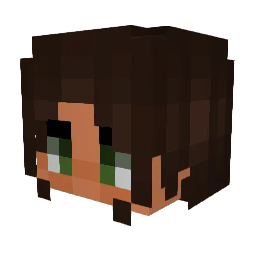 calist_co Minecraft avatar head, 3D render